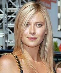 Maria Sharapova Casual Hair Style